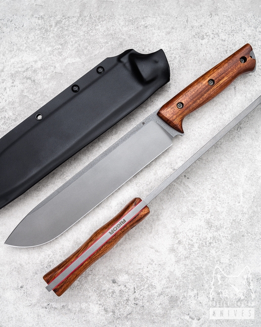 SURVIVAL KNIFE CHOPPER ODC 220 JATOBE RIGOR A2 AK
