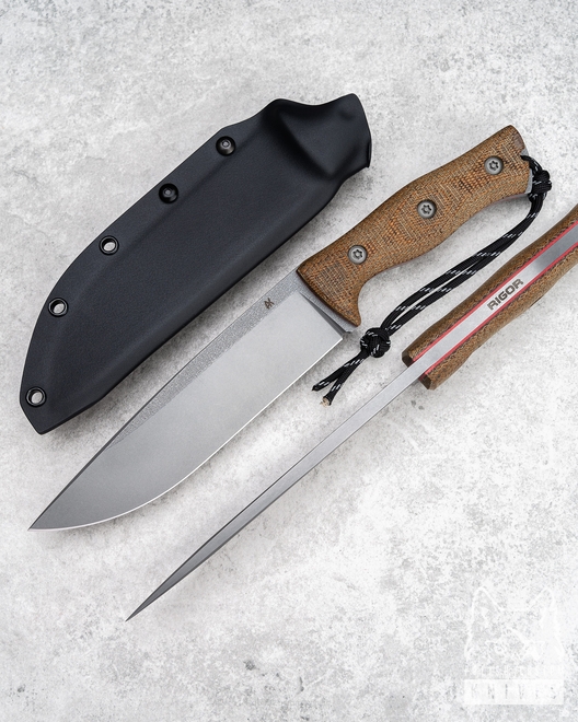 SURVIVAL KNIFE KRYPTON 170 MICARTA G10 RIGOR AK