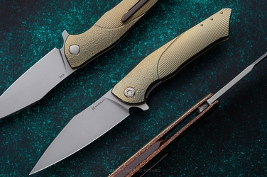 FOLDING KNIFE FOLDER BEE #0161 M398 HERMAN KNIVES