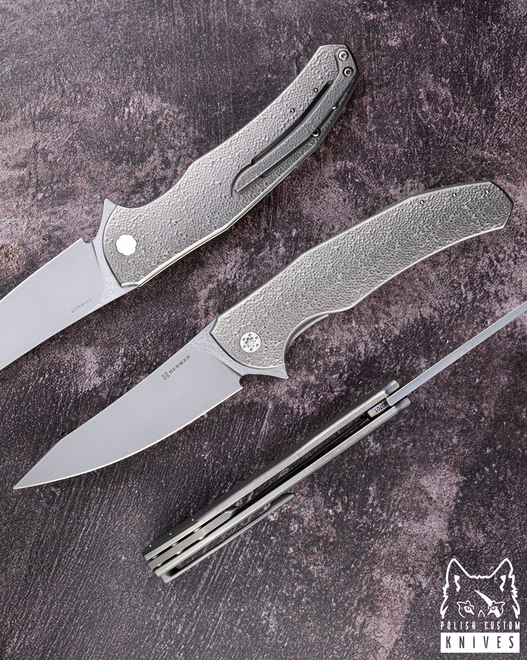 FOLDING KNIFE FOLDER ISHTAR #0701 MAGNACUT HERMAN KNIVES