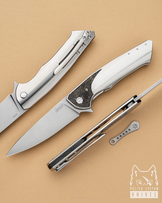 FOLDING KNIFE SLIM 33 M390 HERMAN 