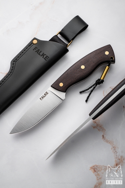HUNTING KNIFE HUNTER STANDARD HS 394 K110 AFRICAN WENGE FALKE KNIVES
