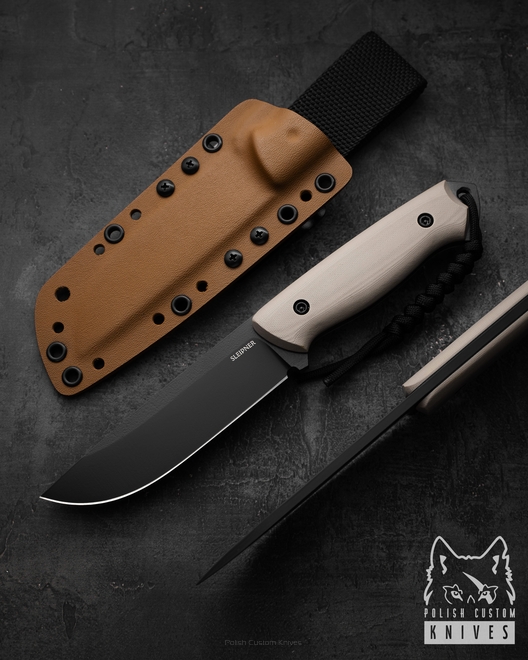 SURVIVAL KNIFE RATEL II 40 SLEIPNER G10 SAND TD KNIVES