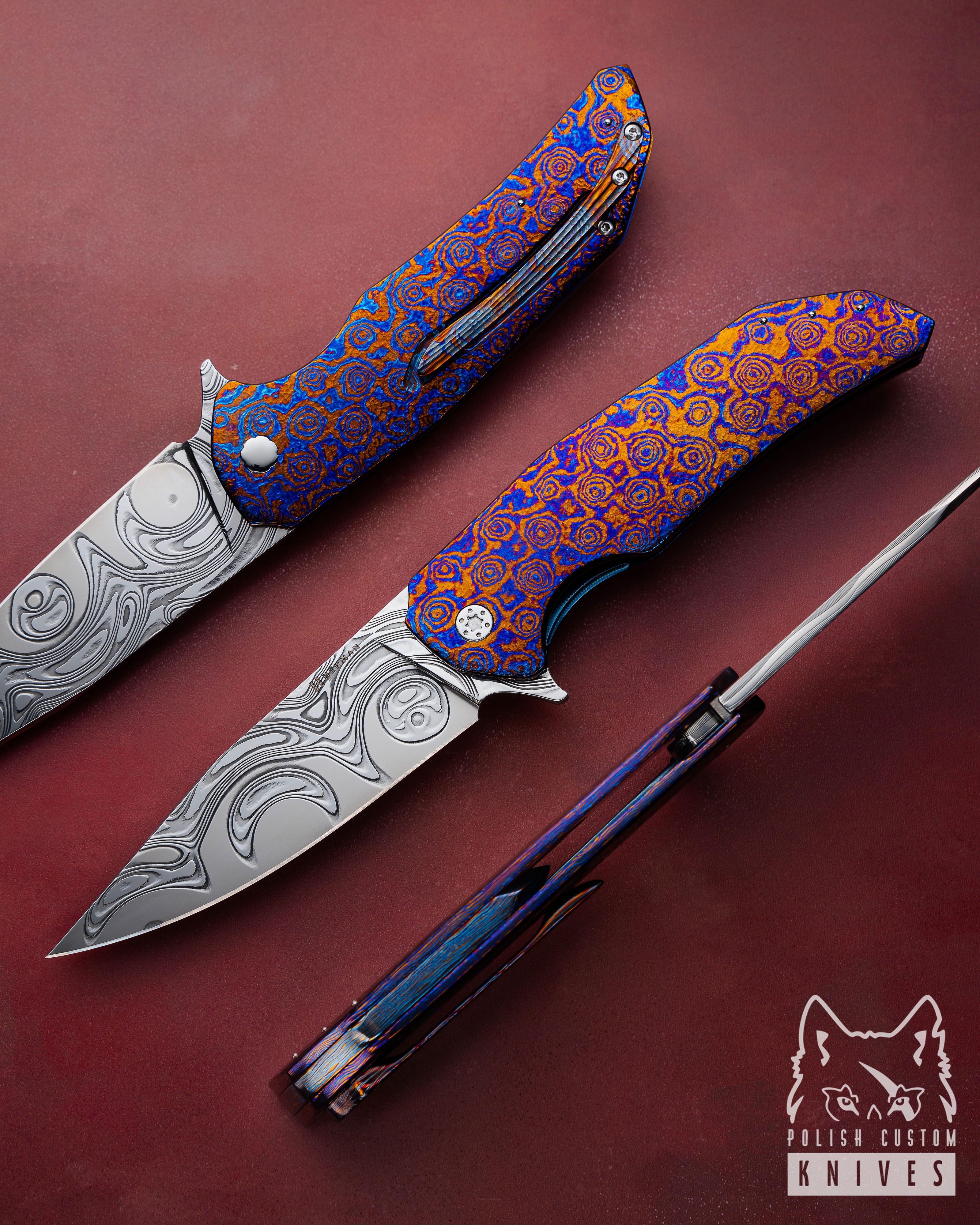 Buy FOLDING KNIFE FOLDER DRAGONFLY 355 TIMASCUS DAMACORE FULL