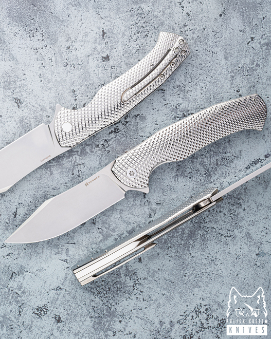 FOLDING KNIFE FOLDER MANTIS #0430 MAGNACUT HERMAN KNIVES