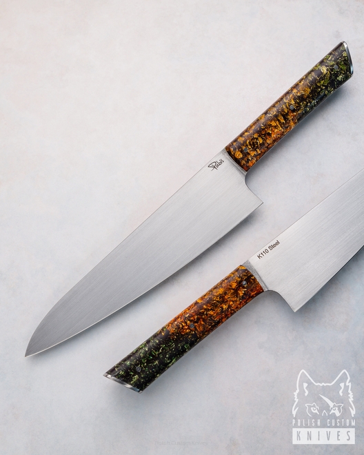 KITCHEN KNIFE CHEF 200 4 K110 D2 HYBRYDA PABIS