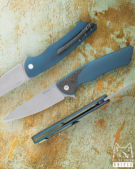 FOLDING KNIFE FOLDER SLIM #0540 MAGNACUT HERMAN KNIVES