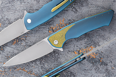 FOLDING KNIFE FOLDER SLIM #0648 M390 HERMAN KNIVES