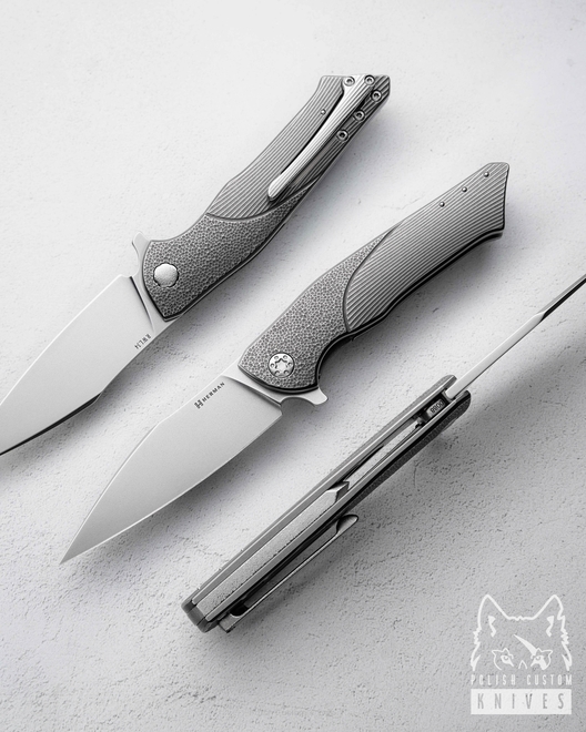 FOLDING KNIFE FOLDER BEE #0088 RWL34 HERMAN KNIVES