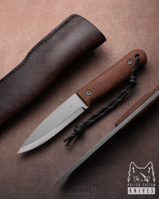 SURVIVAL KNIFE BUSHCRAFT 17 VANADIS 4E MICARTA AK