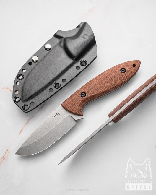 HUNTING EDC KNIFE BAD HUNTER N690 MICARTA LKW