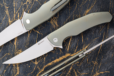 FOLDING KNIFE FOLDER ISHTAR #0765 M390 HERMAN KNIVES