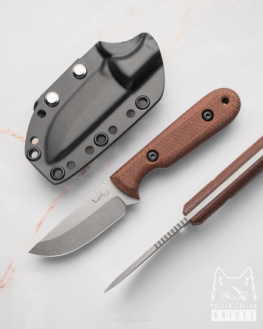 NECK EDC KNIFE SMALL HERO N690 MICARTA LKW