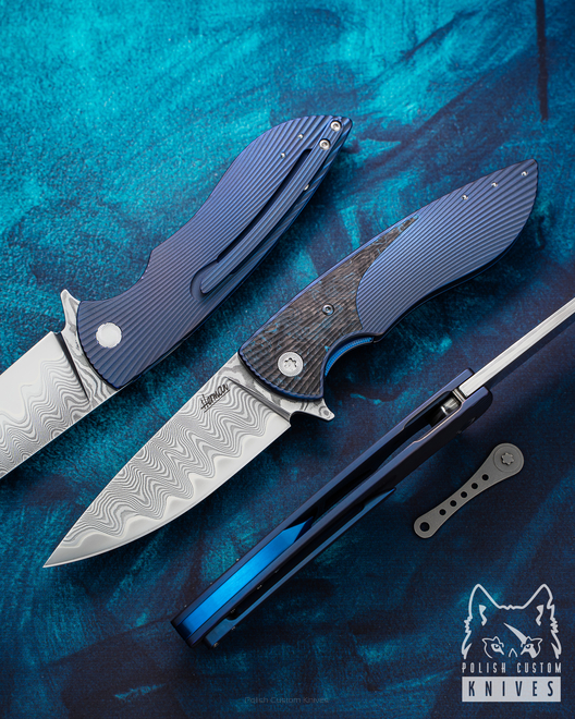 FOLDING KNIFE STING 1 GRIMAKO LAMINATE HERMAN