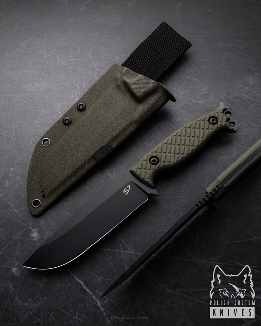 LARGE SURVIVAL KNIFE SZEPTUN 9 O2 NMV SJ KNIFE