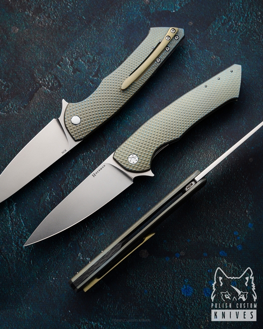 FOLDING KNIFE FOLDER SLIM 354 M390 HERMAN KNIVES