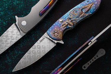 FOLDING KNIFE FOLDER MICRO STING GROGU 2 BALBACH HERMAN PIMPED by MICHO
