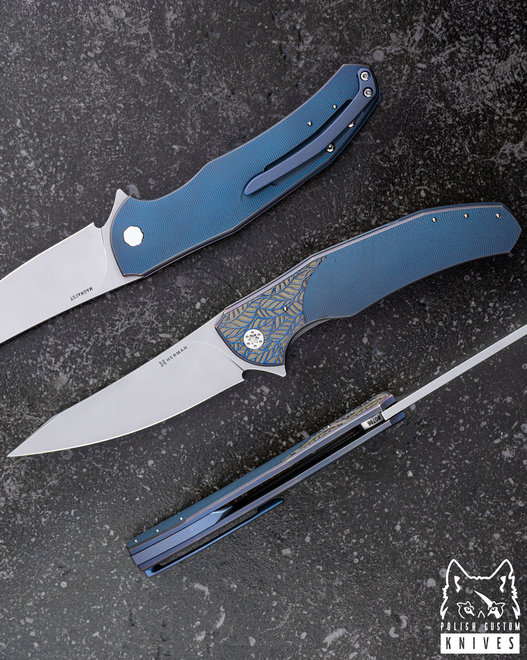 FOLDING KNIFE FOLDER ISHTAR #0786 MAGNACUT HERMAN KNIVES