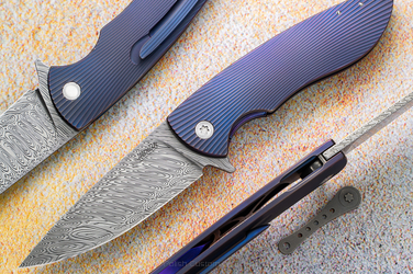 FOLDING KNIFE STING 87 DAMASTEEL HERMAN