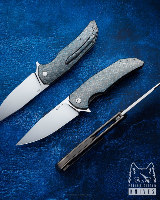 FOLDING KNIFE FOLDER DRAGONFLY #0389 M390 TESSERACT HERMAN KNIVES
