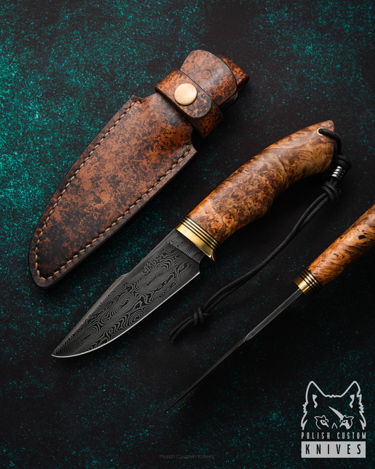 HUNTING TACTICAL KNIFE REX 3 DAMASCUS SIMON'S