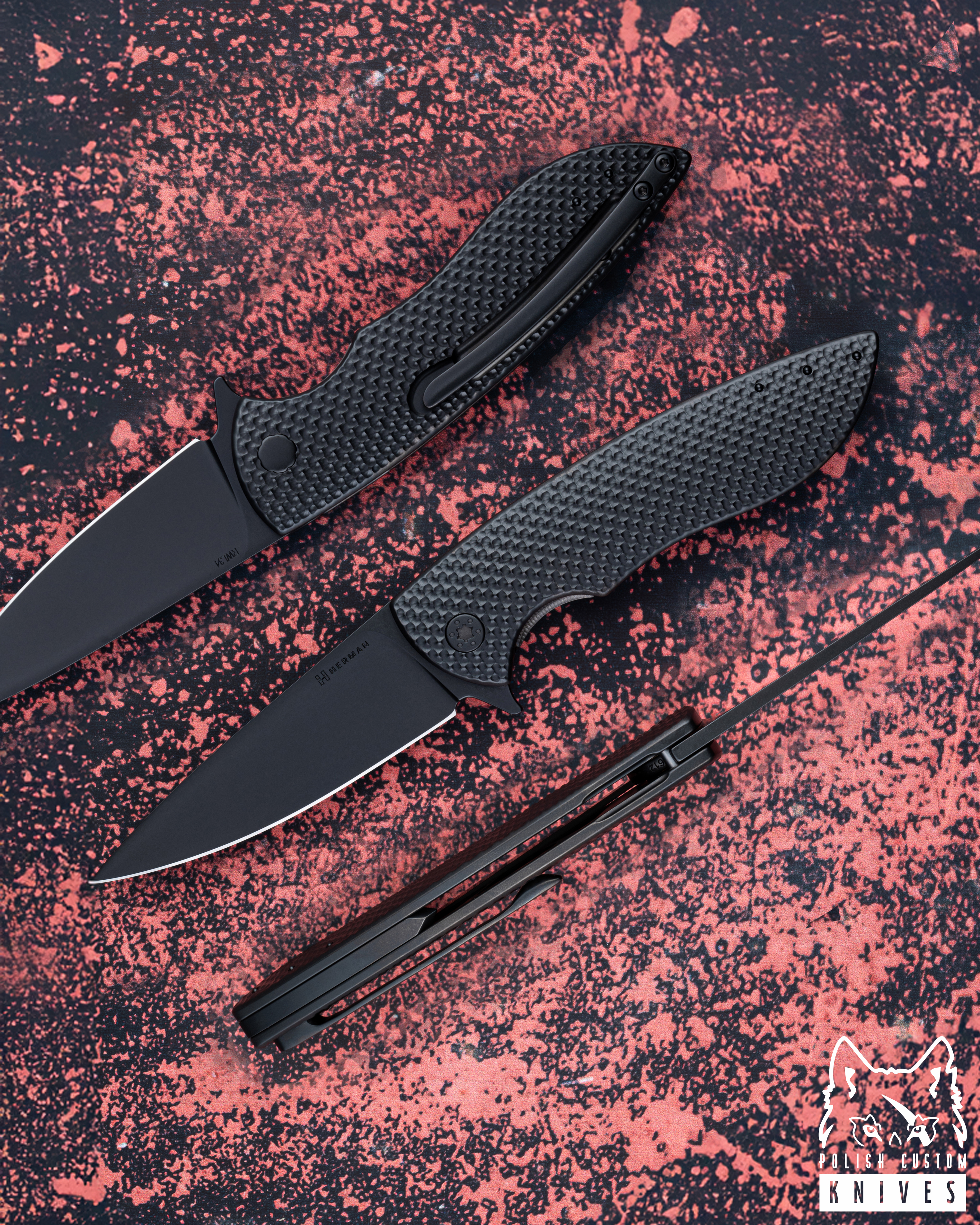 Buy FOLDING KNIFE FOLDER STING 612 RWL34 DLC HERMAN KNIVES