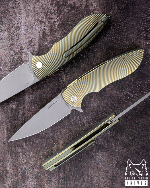 FOLDING KNIFE FOLDER STING #0778 MAGNACUT HERMAN KNIVES