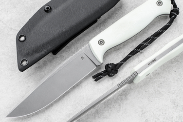 SURVIVAL KNIFE AGOR EDC 120 6 O2 G10 WHITE AK