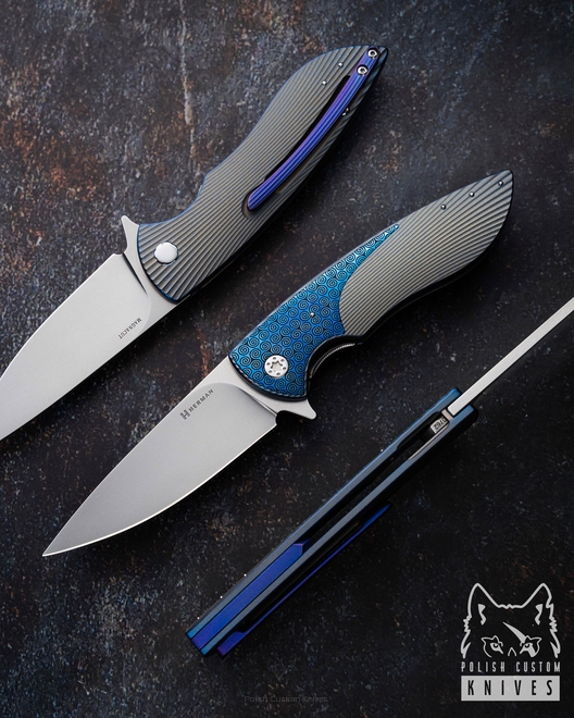 FOLDING KNIFE FOLDER STING #0762 MAGNACUT HERMAN KNIVES