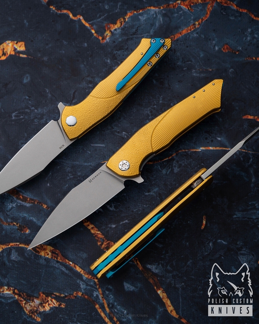 FOLDING KNIFE  FOLDER BEE #0164 M398 OERLIKON HERMAN KNIVES