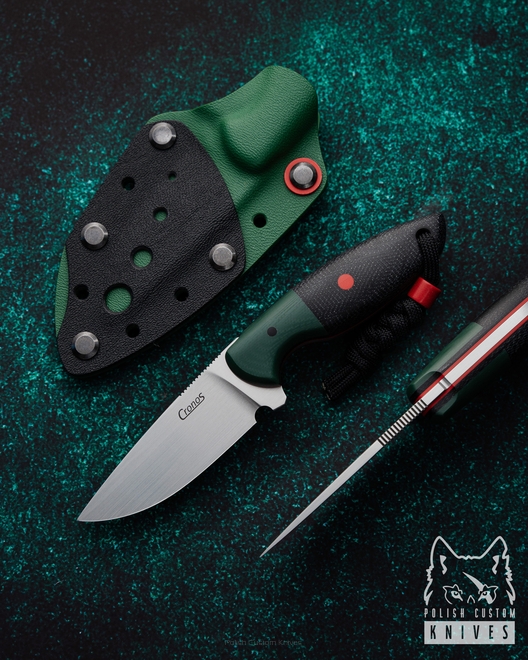 NECK EDC HUNTING KNIFE CERTUS #41 M390 CRONOS