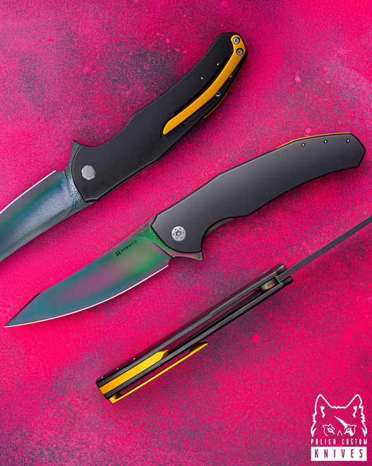 FOLDING KNIFE FOLDER ISHTAR #0755 MAGNACUT HERMAN KNIVES