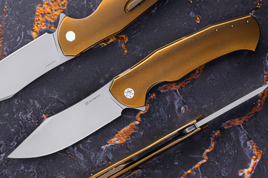 FOLDING KNIFE FOLDER MANTIS #0369 MAGNACUT HERMAN KNIVES