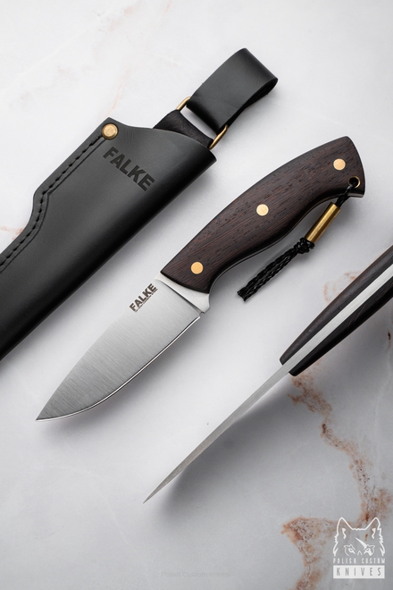 HUNTING KNIFE HUNTER STANDARD HS 395 K110 AFRICAN WENGE FALKE KNIVES