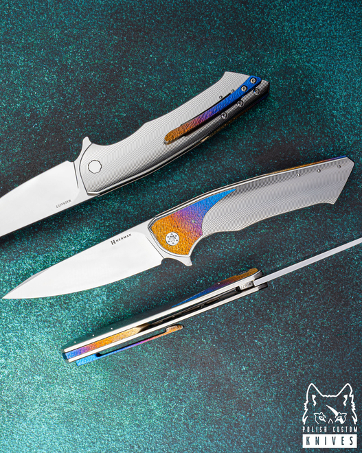 FOLDING KNIFE FOLDER SLIM #0677 MAGNACUT HERMAN KNIVES
