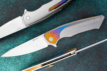 FOLDING KNIFE FOLDER SLIM #0677 MAGNACUT HERMAN KNIVES
