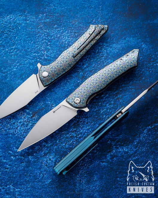 FOLDING KNIFE FOLDER BEE #0176 M398  HERMAN KNIVES