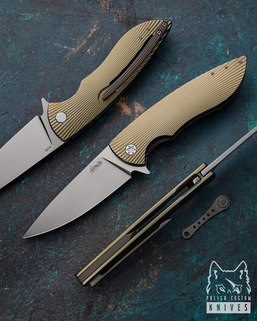 FOLDING KNIFE FOLDER STING 348 M398 HERMAN KNIVES