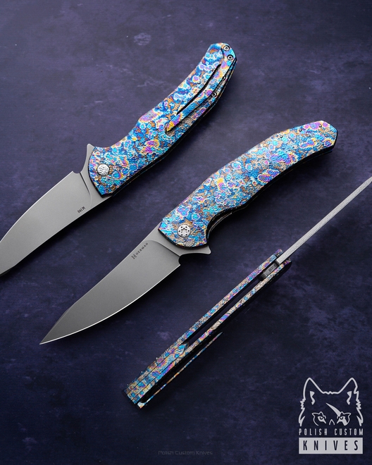 FOLDING KNIFE FOLDER ISHTAR #0856 M390 HERMAN KNIVES