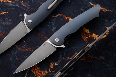 FOLDING KNIFE FOLDER SLIM #0628 M390 HERMAN KNIVES