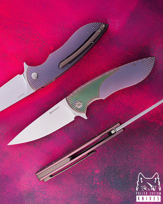 FOLDING KNIFE FOLDER STING #0753 MAGNACUT HERMAN KNIVES