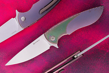FOLDING KNIFE FOLDER STING #0753 MAGNACUT HERMAN KNIVES