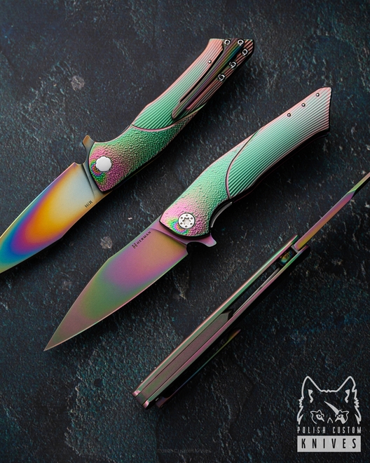 FOLDING KNIFE FOLDER BEE #0166 M398 OERLIKON HERMAN KNIVES