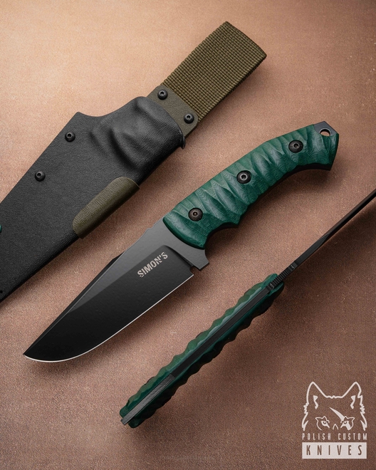 TACTICAL SURVIVAL HUNTING KNIFE SIERRA 11 MICARTA SIMON'S KNIVES