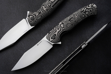 FOLDING KNIFE FOLDER MANTIS #0424 MAGNACUT NEBULA RIPPLE  ( C0047 ) HERMAN KNIVES