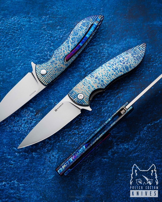 FOLDING KNIFE FOLDER STING #0729 MAGNACUT ENTROPY HERMAN KNIVES