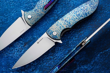 FOLDING KNIFE FOLDER STING #0729 MAGNACUT ENTROPY HERMAN KNIVES
