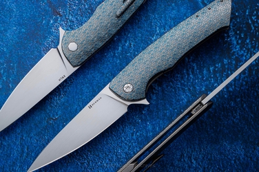 FOLDING KNIFE FOLDER SLIM #0506 RWL34 TESSSERACT HERMAN KNIVES