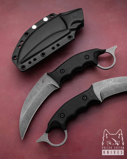 TACTICAL KNIFE KARAMBIT GARRA 1 O2 G10 RATO KNIVES