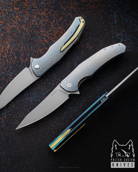 FOLDING KNIFE FOLDER ISHTAR #0714 MAGNACUT HERMAN KNIVES